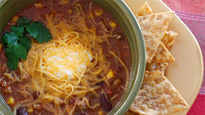 Turkey Chili Taco Soup